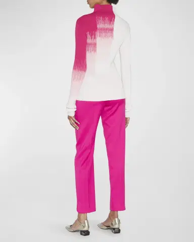 Giorgio Armani Ribbed Ombre Turtleneck Sweater | Thumbnail 3 Giorgio Armani Ribbed Ombre Turtleneck Sweater | Thumbnail 3