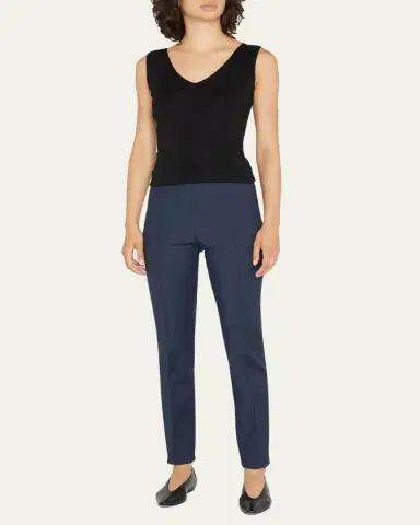 Akris Melissa Techno Slim Pants | Thumbnail 2 Akris Melissa Techno Slim Pants | Thumbnail 2