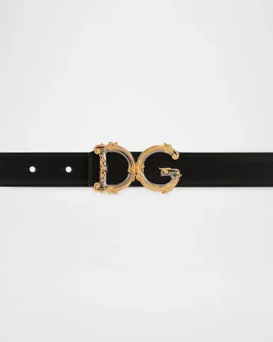 Dolce & Gabbana Ornate DG Buckle Belt | Thumbnail 2