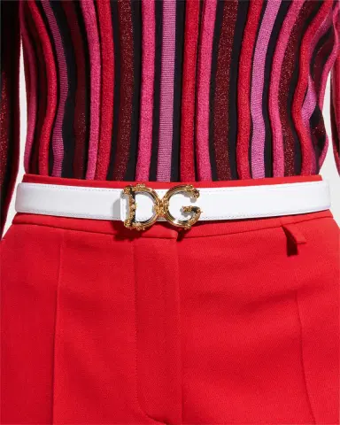 Dolce & Gabbana Ornate DG Buckle Belt | Thumbnail 6