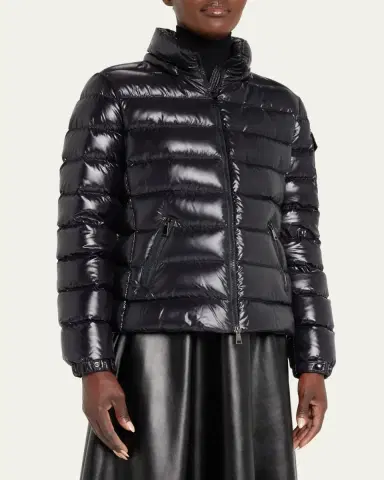 Moncler Badyf Faux Fur-Trimmed Hooded Short Down Jacket | Thumbnail 4