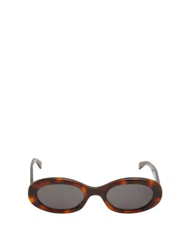 Celine Triomphe Logo Oval Acetate Sunglasses | Thumbnail 1 Celine Triomphe Logo Oval Acetate Sunglasses | Thumbnail 1