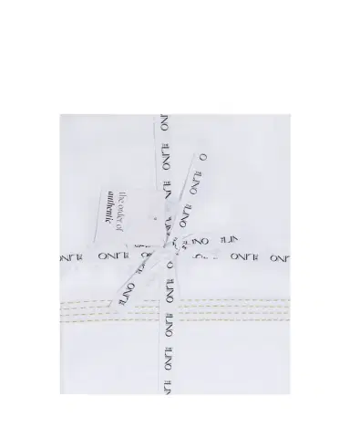 The Lino Essential Embroidered Flat Sheet | Thumbnail 1