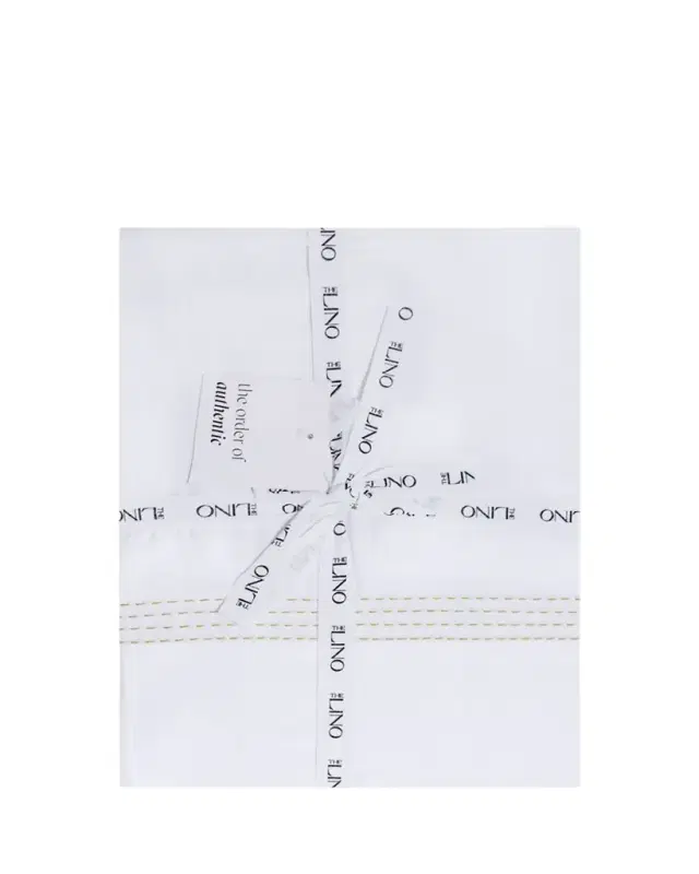 The Lino Essential Embroidered Flat Sheet