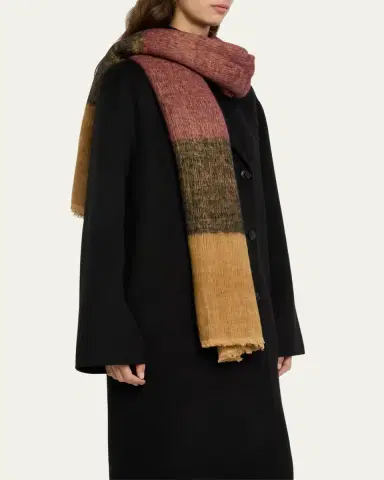 Denis Colomb Hokkaido Color-Block Shawl | Thumbnail 13 Denis Colomb Hokkaido Color-Block Shawl | Thumbnail 13