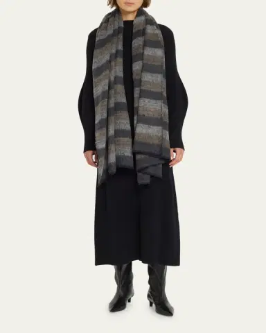 Denis Colomb Hokkaido Color-Block Shawl | Thumbnail 8 Denis Colomb Hokkaido Color-Block Shawl | Thumbnail 8