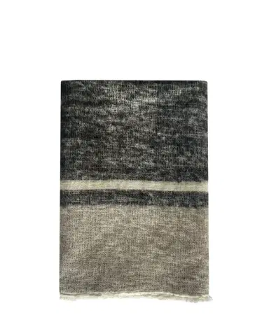 Denis Colomb Hokkaido Color-Block Shawl | Thumbnail 1 Denis Colomb Hokkaido Color-Block Shawl | Thumbnail 1