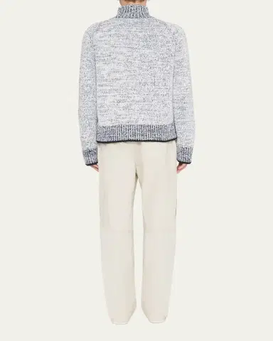 3.1 Phillip Lim Men's Marled Full-Zip Cardigan Sweater | Thumbnail 3