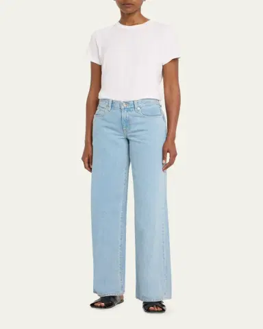 SLVRLAKE Mica Low-Rise Wide Relaxed Jeans | Thumbnail 2