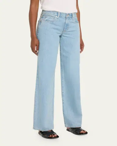 SLVRLAKE Mica Low-Rise Wide Relaxed Jeans | Thumbnail 4