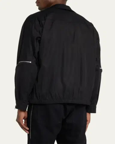 3.1 Phillip Lim Men's Curve-Zip Blouson Jacket | Thumbnail 3 3.1 Phillip Lim Men's Curve-Zip Blouson Jacket | Thumbnail 3