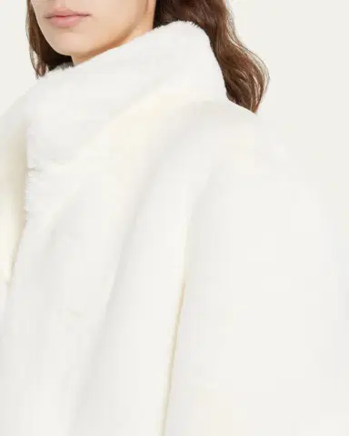 Akris punto Faux-Fur Short Jacket | Thumbnail 5