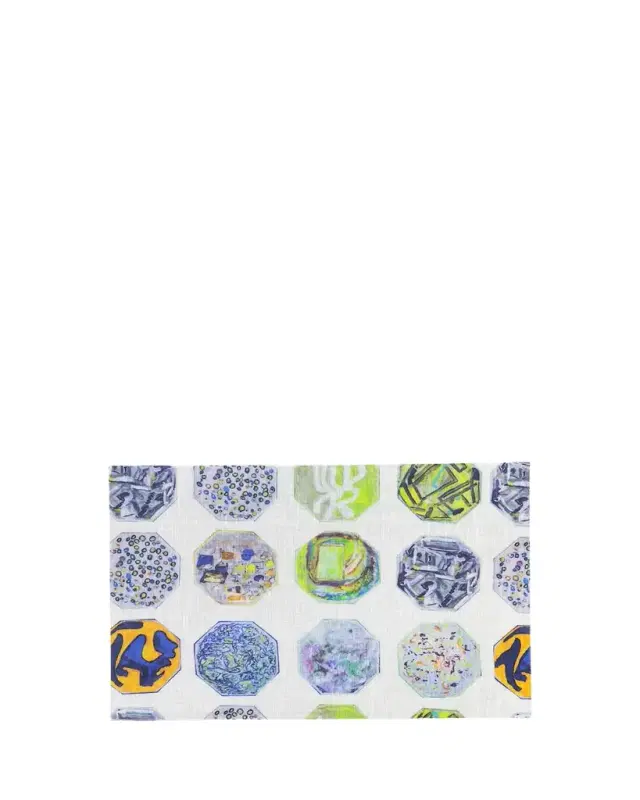 Luisa Longo Medallions Printed Placemat, 12" x 17"