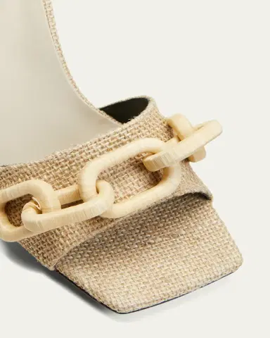 SERENA UZIYEL Catena Chain Mule Sandals | Thumbnail 5