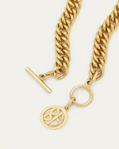 ben-amun Gold Chain Toggle Necklace | Thumbnail 4