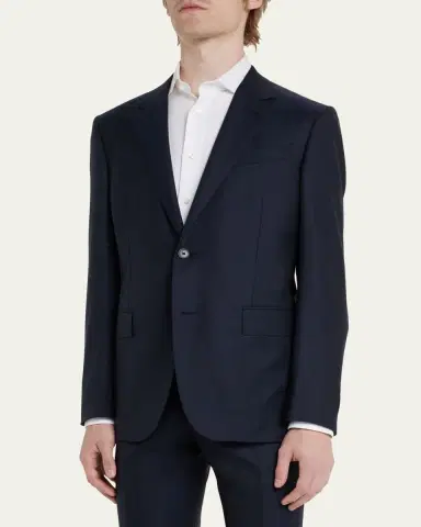 Zegna Men's 15milmil15 Micro-Check Wool Suit | Thumbnail 3 Zegna Men's 15milmil15 Micro-Check Wool Suit | Thumbnail 3