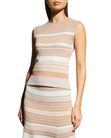 Giorgio Armani Striped Knit Top | Thumbnail 2 Giorgio Armani Striped Knit Top | Thumbnail 2