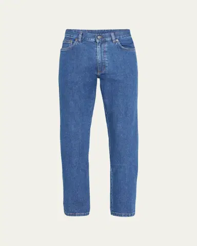 ZEGNA Men's Stonewash Denim 5-Pocket Jeans | Thumbnail 4