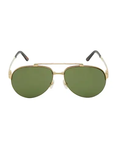 Cartier Men's Metal Double-Bridge Aviator Sunglasses | Thumbnail 1 Cartier Men's Metal Double-Bridge Aviator Sunglasses | Thumbnail 1