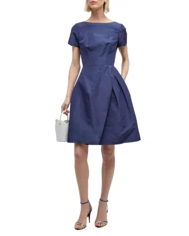 Carolina Herrera Icon Bateau Neck Short-Sleeve Dress | Thumbnail 1 Carolina Herrera Icon Bateau Neck Short-Sleeve Dress | Thumbnail 1