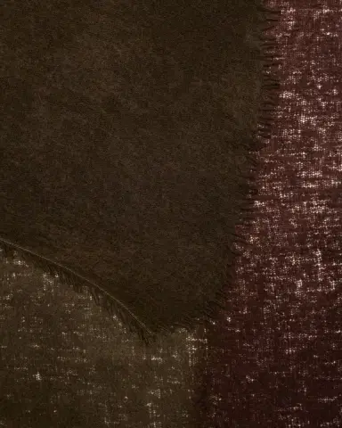 Denis Colomb Fuzzy Feture Two-Tone Cashmere Scarf | Thumbnail 14