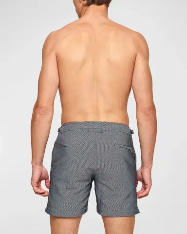 Orlebar Brown Men 's Bulldog Jacquard Swim Shorts | Thumbnail 4
