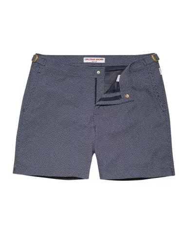 Orlebar Brown Men 's Bulldog Jacquard Swim Shorts | Thumbnail 1