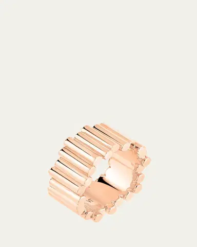 Viltier Rose Gold Edge Large Ring | Thumbnail 2 Viltier Rose Gold Edge Large Ring | Thumbnail 2