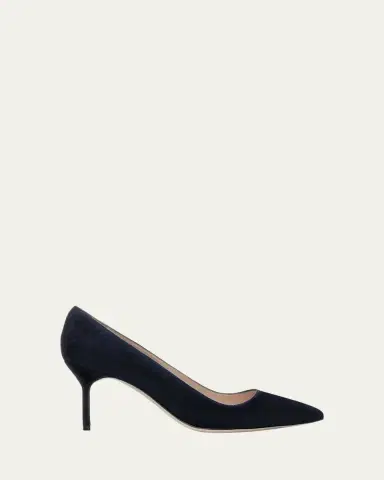 Manolo Blahnik BB 70mm Suede Stiletto Pumps | Thumbnail 3 Manolo Blahnik BB 70mm Suede Stiletto Pumps | Thumbnail 3