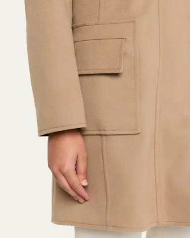 Akris punto Duffle Reversible Hooded Coat | Thumbnail 5 Akris punto Duffle Reversible Hooded Coat | Thumbnail 5