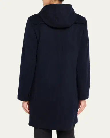 Akris punto Duffle Reversible Hooded Coat | Thumbnail 7 Akris punto Duffle Reversible Hooded Coat | Thumbnail 7