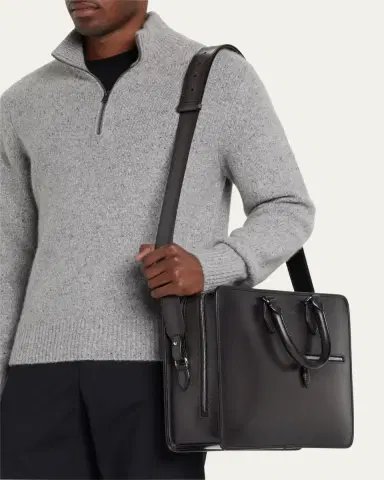 Berluti Men's Deux Jours Leather Briefcase | Thumbnail 5 Berluti Men's Deux Jours Leather Briefcase | Thumbnail 5