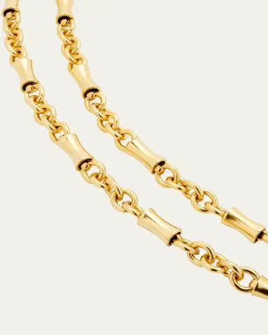 ben-amun Gold Chain Toggle Necklace, 34"L | Thumbnail 3 ben-amun Gold Chain Toggle Necklace, 34"L | Thumbnail 3