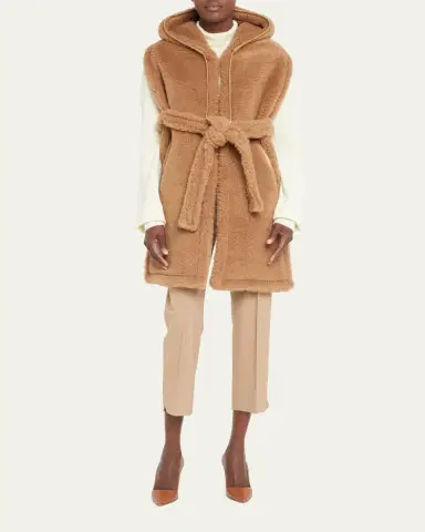 Max Mara Corea Teddy Wool-Blend Long Stole | Thumbnail 3