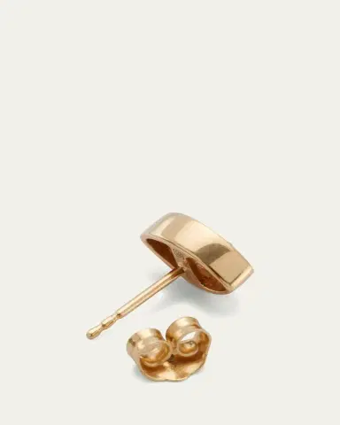 Sydney Evan Yellow Gold Diamond Center Evil Eye Stud Earring, Single | Thumbnail 4
