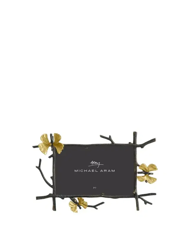 Michael Aram Butterfly Ginkgo 5 x 7 Picture Frame