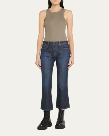 R13 Mid-Rise Straight Kick Ankle Jeans | Thumbnail 2 R13 Mid-Rise Straight Kick Ankle Jeans | Thumbnail 2