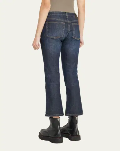R13 Mid-Rise Straight Kick Ankle Jeans | Thumbnail 3 R13 Mid-Rise Straight Kick Ankle Jeans | Thumbnail 3