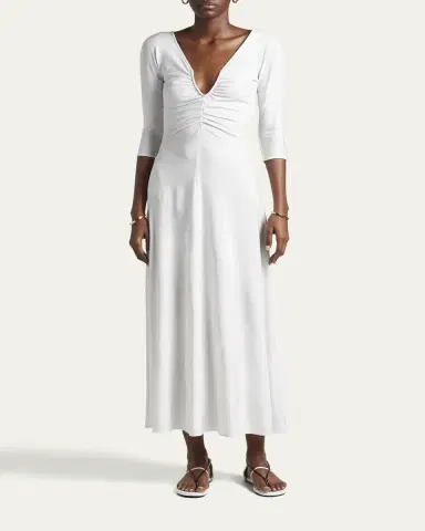Giorgio Armani Diagonal Striped Jacquard Jersey Maxi Dress | Thumbnail 2 Giorgio Armani Diagonal Striped Jacquard Jersey Maxi Dress | Thumbnail 2