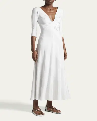 Giorgio Armani Diagonal Striped Jacquard Jersey Maxi Dress | Thumbnail 4 Giorgio Armani Diagonal Striped Jacquard Jersey Maxi Dress | Thumbnail 4