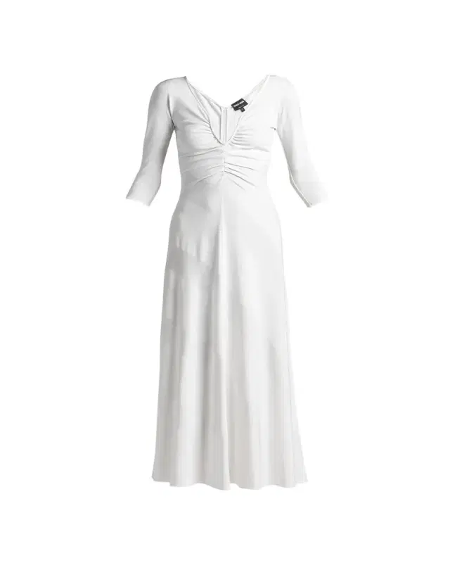 Giorgio Armani Diagonal Striped Jacquard Jersey Maxi Dress