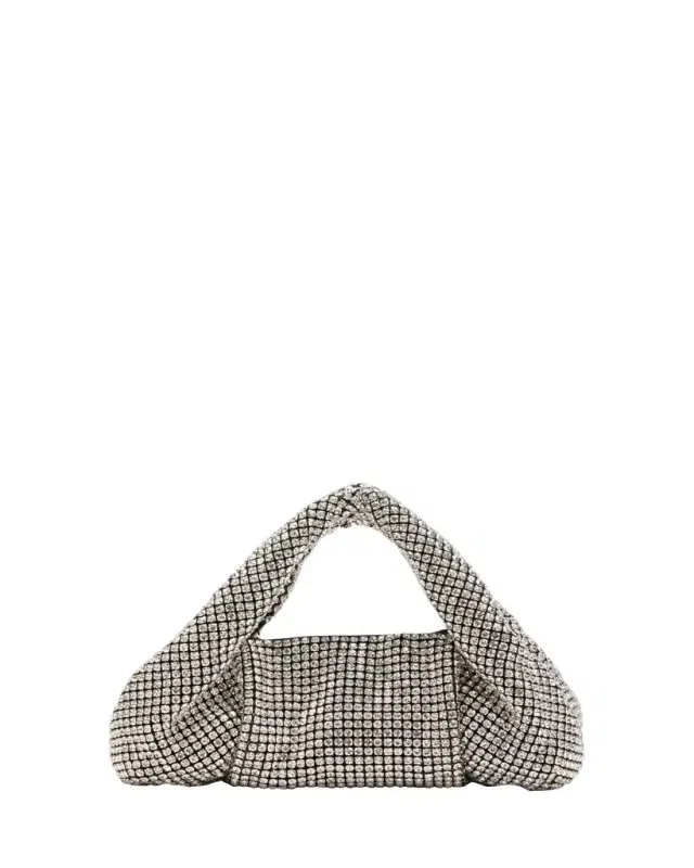 The Moda Mini Shine Crystal Top-Handle Bag