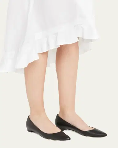 Manolo Blahnik Lanza BB Lambskin Ballerina Flats | Thumbnail 6 Manolo Blahnik Lanza BB Lambskin Ballerina Flats | Thumbnail 6