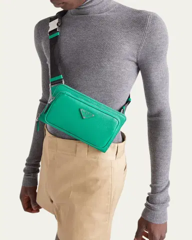Prada Men's Saffiano Belt Bag | Thumbnail 2