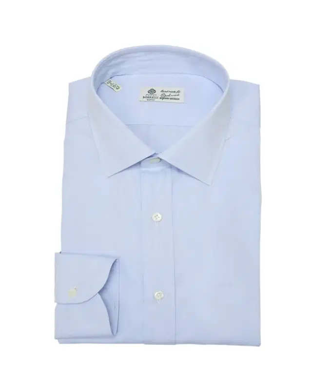 Borrelli Men's Pique Cotton Dress Shirt