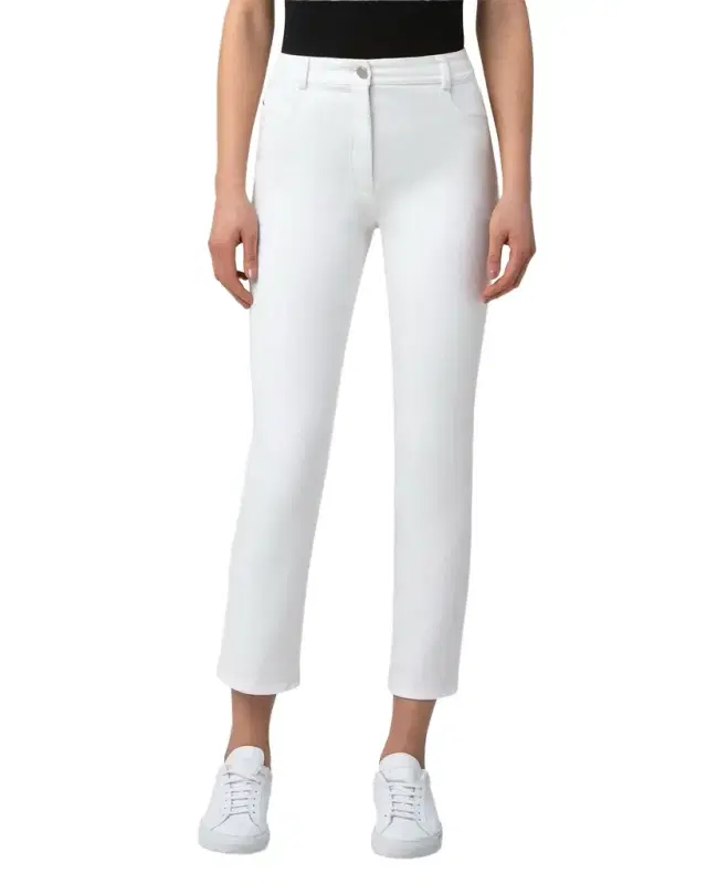 Maru Slim-Leg Ankle Stretch Denim Pants