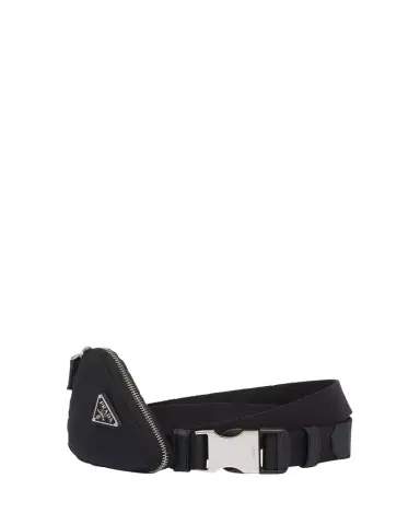 Prada Men's Nastro Nylon Belt w/ Zip Pouch | Thumbnail 1