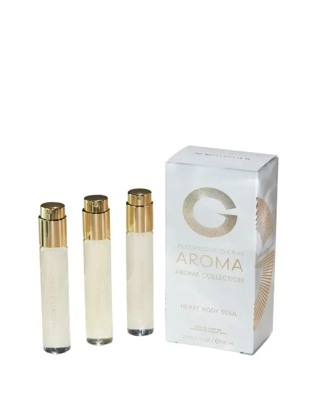 Veronique Gabai Aroma Heart, Body & Soul Discovery Set, 3 x 0.3 oz.