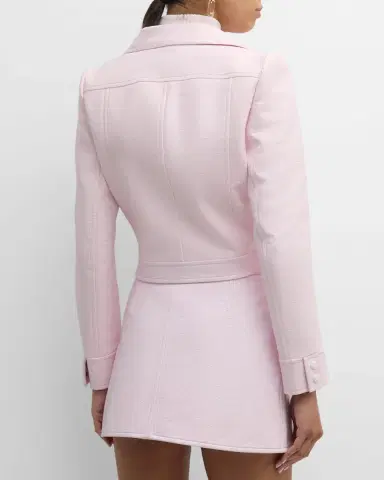 Courrèges Textured Vinyl Crop Jacket | Thumbnail 42 Courrèges Textured Vinyl Crop Jacket | Thumbnail 42