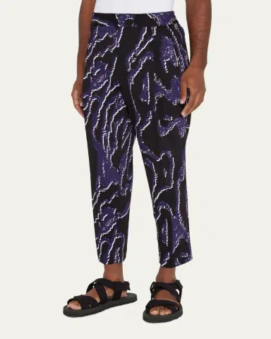 3.1 Phillip Lim Men's Wood Grain Elastic-Waist Pants | Thumbnail 4 3.1 Phillip Lim Men's Wood Grain Elastic-Waist Pants | Thumbnail 4